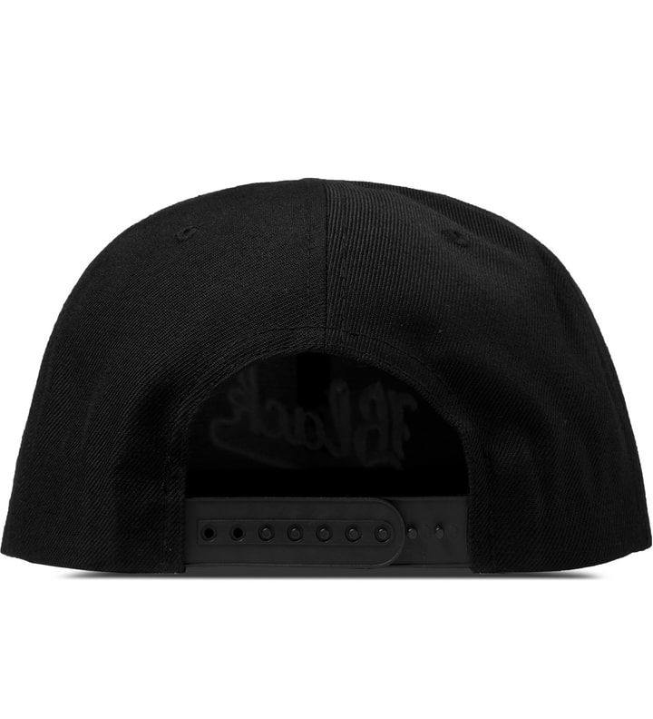 Black Strikeout Snapback Cap Placeholder Image