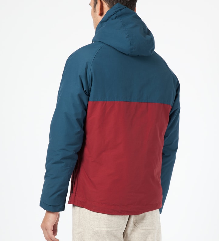 Petrol/Red ELK Pullover Hooded Anorak Placeholder Image