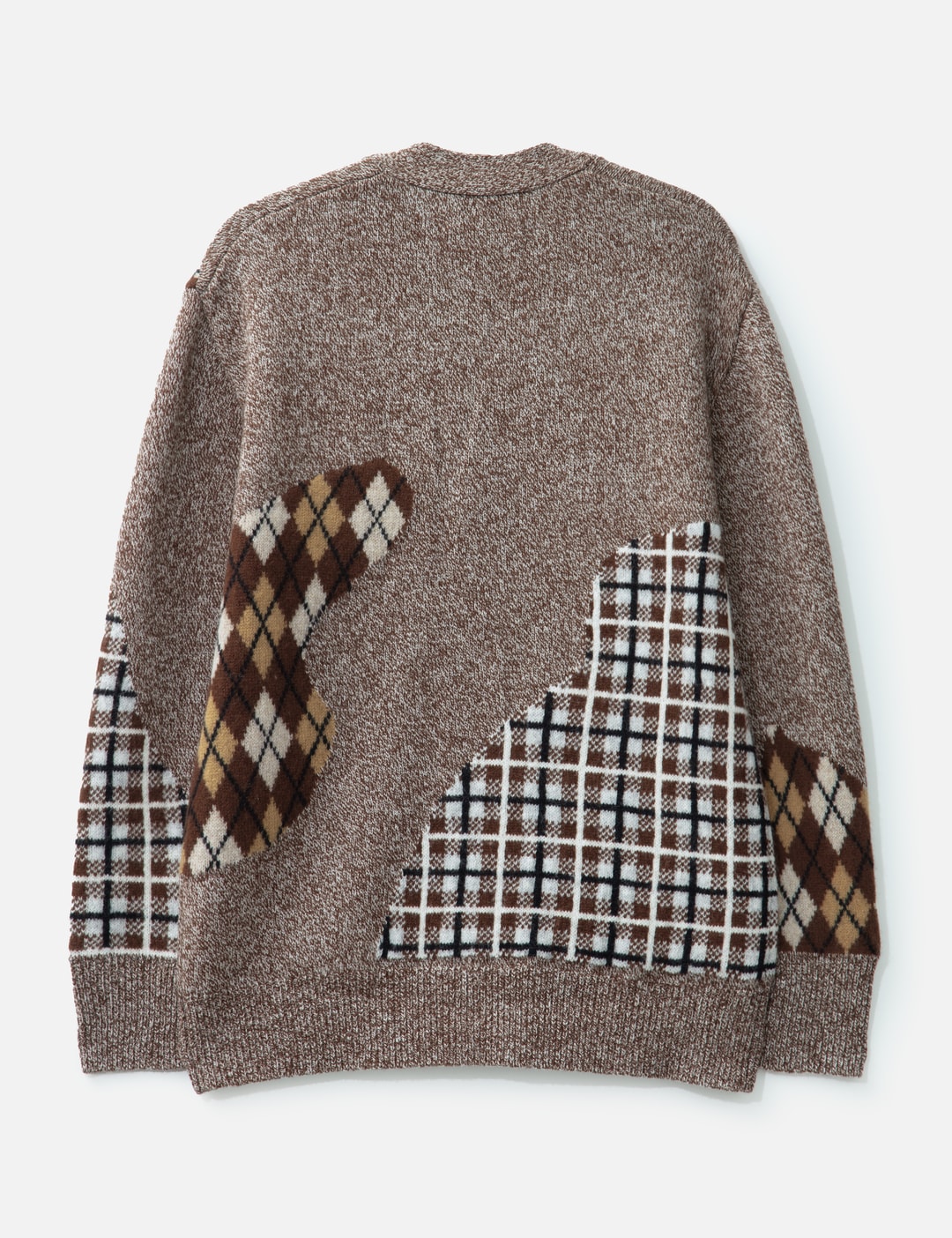 Argyle & Check Mix Cardigan view 9