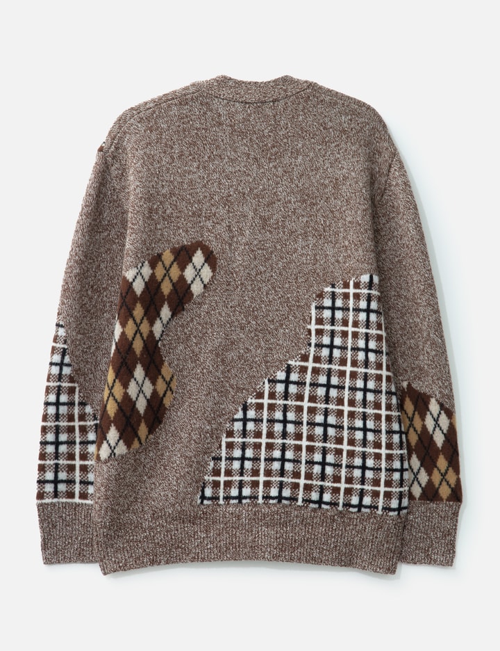 Argyle & Check Mix Cardigan Placeholder Image