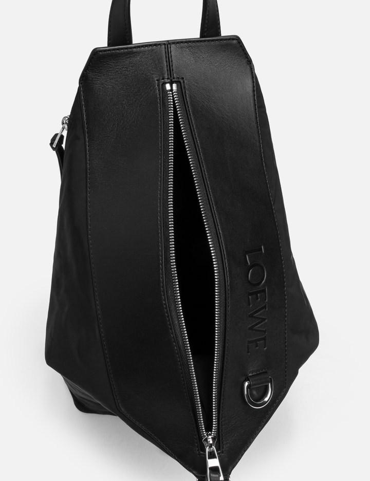 Shop Loewe Small Convertible Backpack In Black