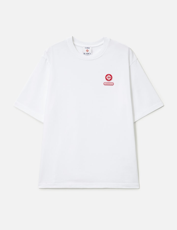 Casablanca Logo Patch Oversized T-shirt