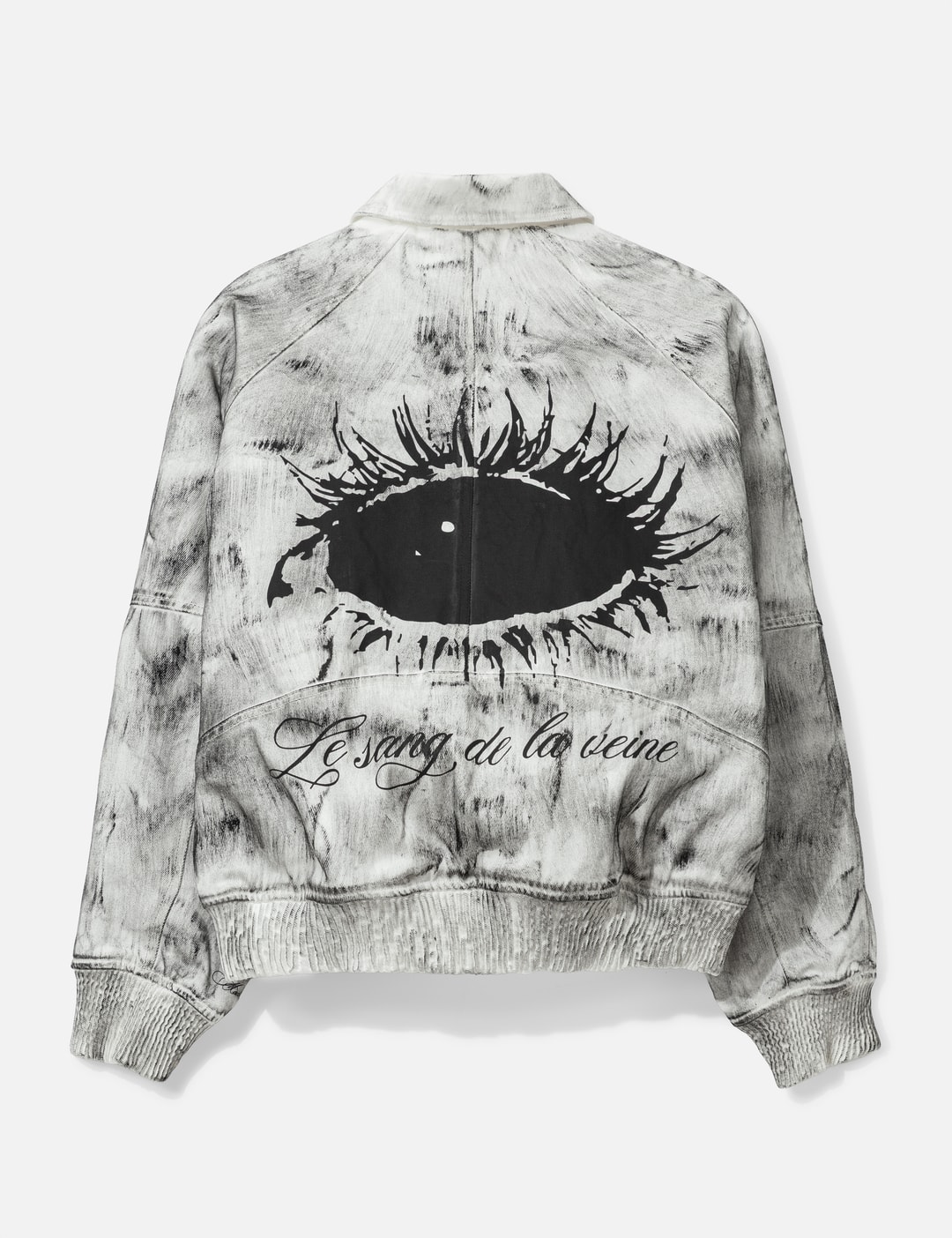 Bane Waxed Denim Varsity Jacket view 9