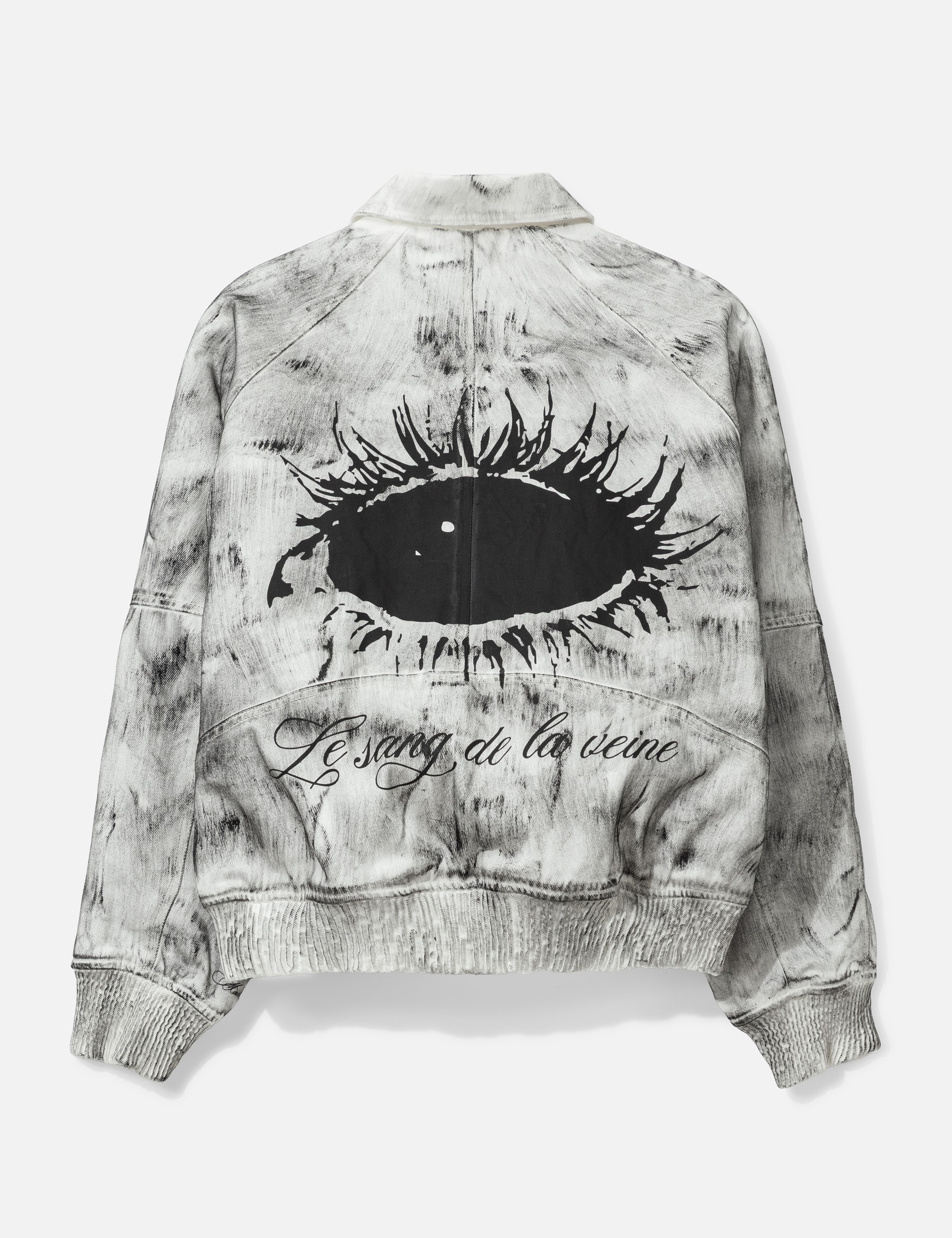 Bane Waxed Denim Varsity Jacket view 17