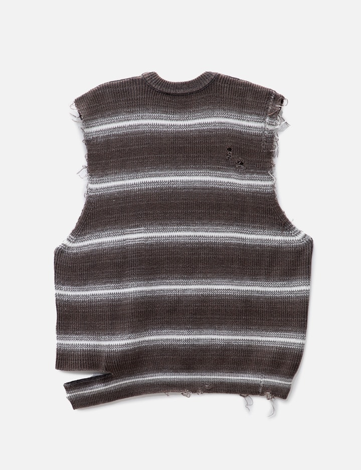 Bleach Striped Sweater Vest Placeholder Image