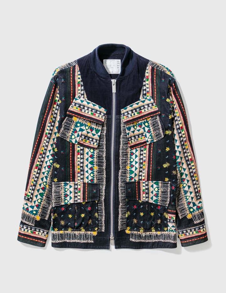Fall 2017 Patterned Zippered Jacket Placeholder Image