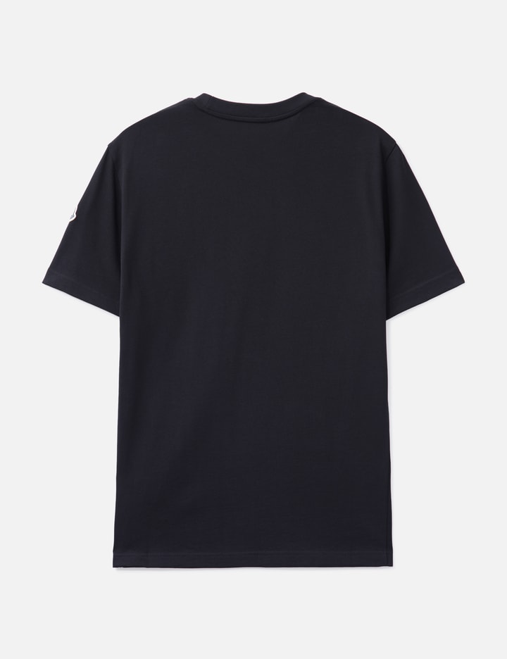 Embroidered Tricolour Logo Cotton T-Shirt Placeholder Image