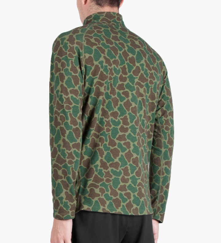 Olive Camo Technical Half Zip Jacket Placeholder Image