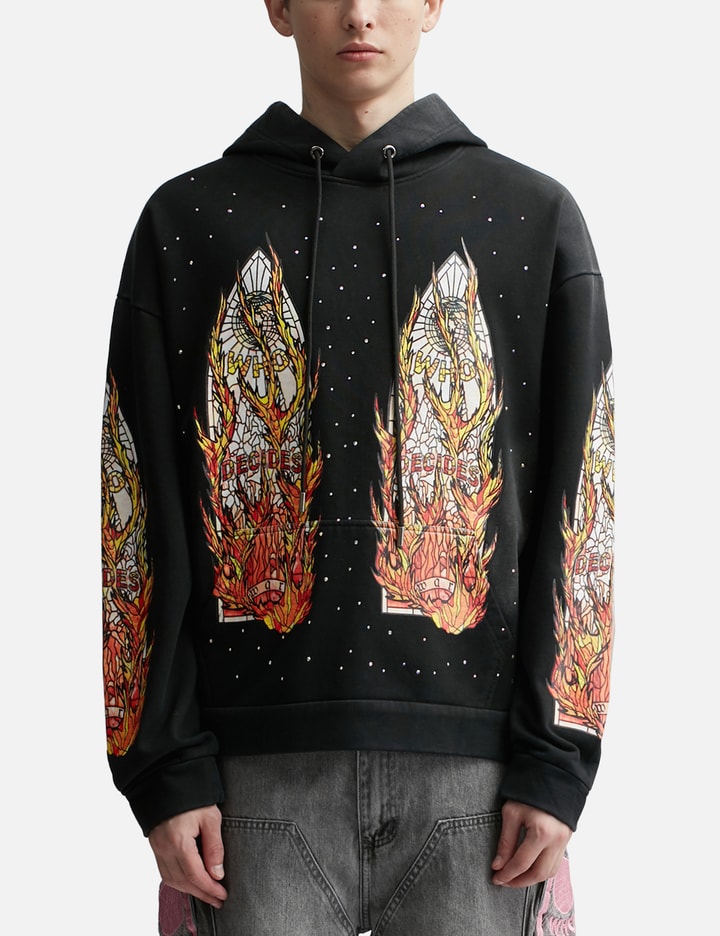 Flame Glass Hooded Sweatshirt Placeholder Image