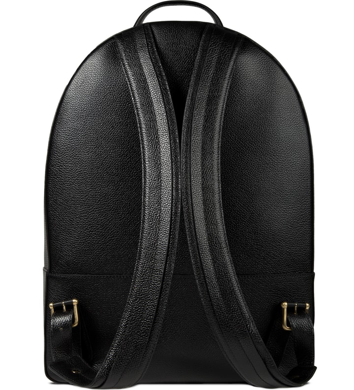 Black Leather Buckle Backpack Placeholder Image