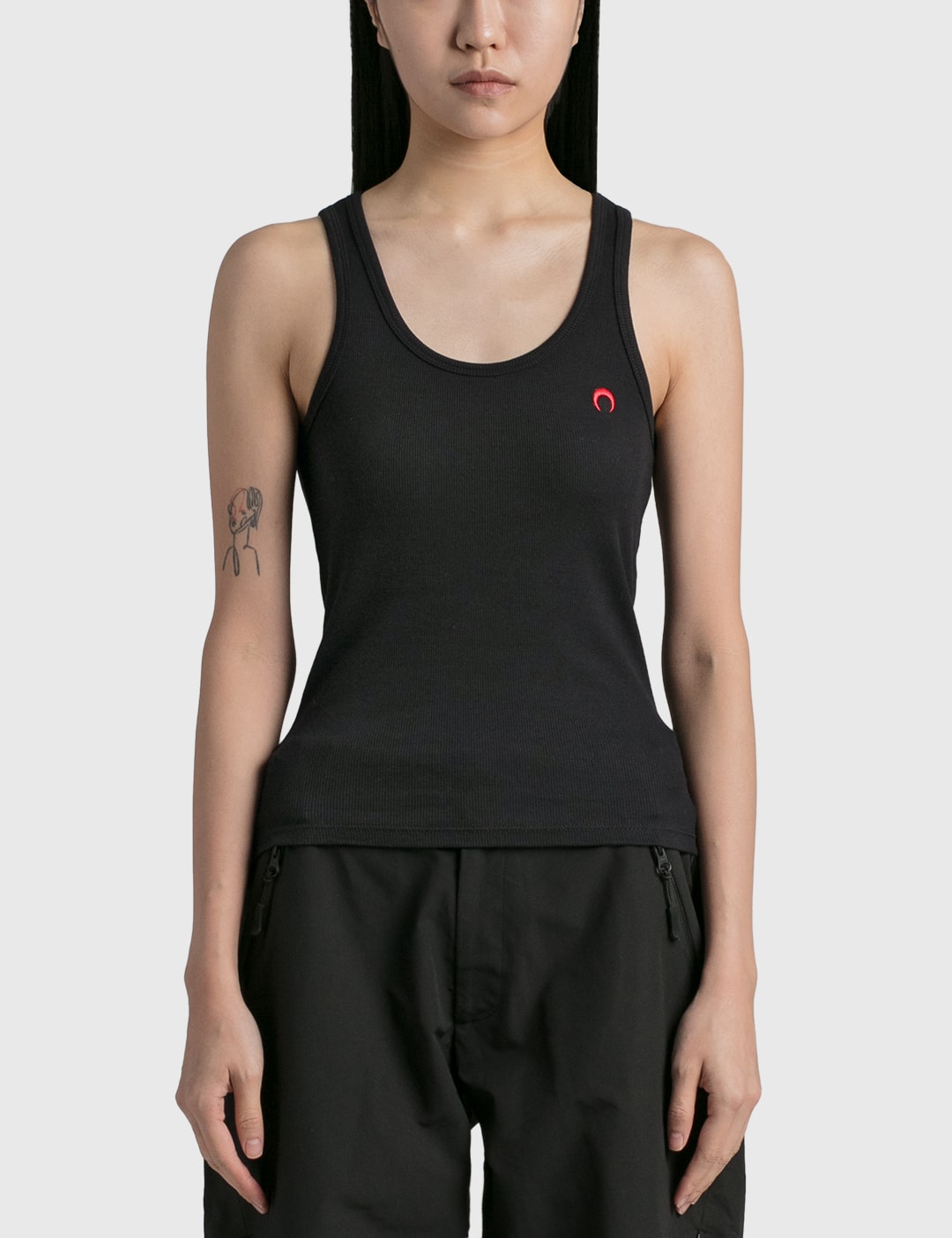 RED MOON ORGANIC RIBBED TANK-TOP Placeholder Image