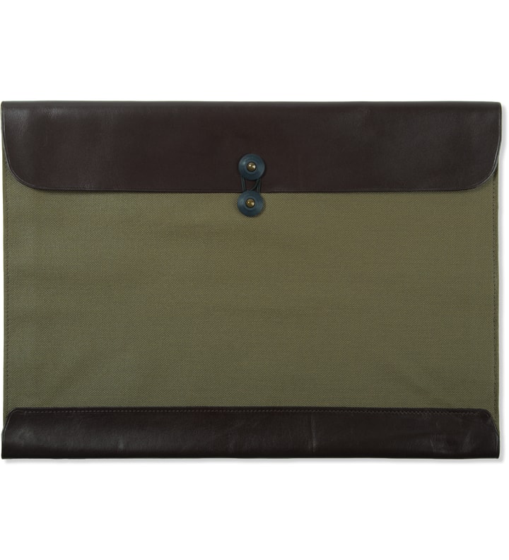 Olive Green Legal Envelope Placeholder Image