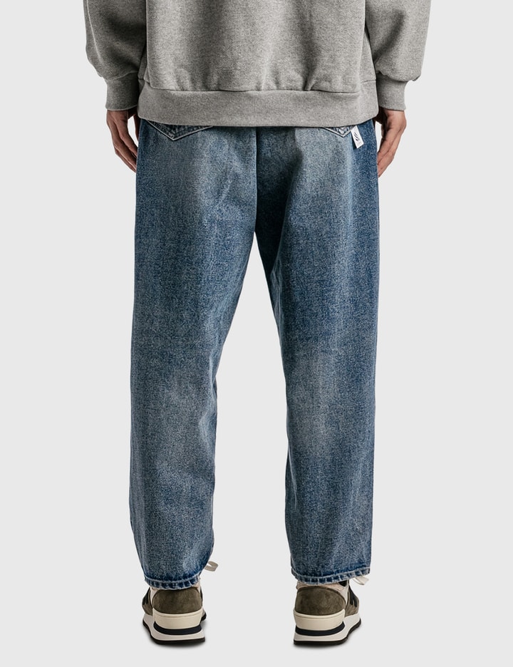 Bleach Washed 5 Pocket Denim Pants -HBX LTD- Placeholder Image
