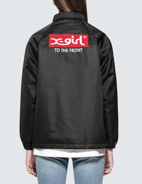 X-Girl - Satin Logo Coach Jacket | HBX