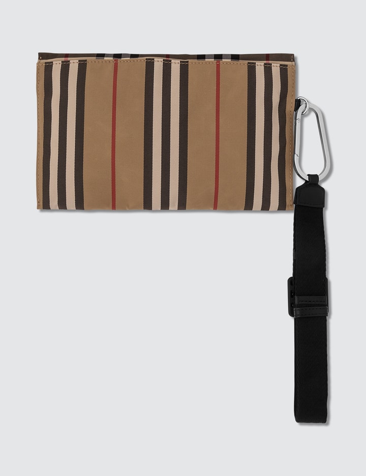 Nylon Check Zip Pouch Placeholder Image