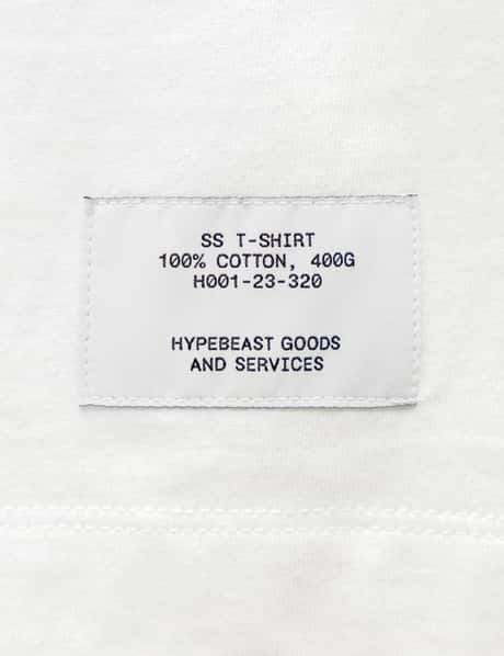 white hypebeast shirt