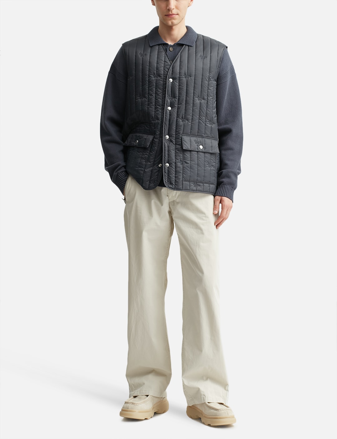 Sleeveless Quilted Vest view 16