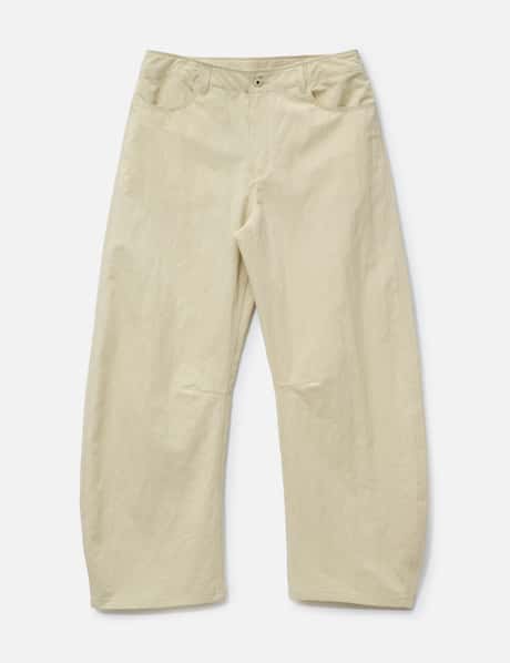 Deep Curved Cotton Blend Pants view 6