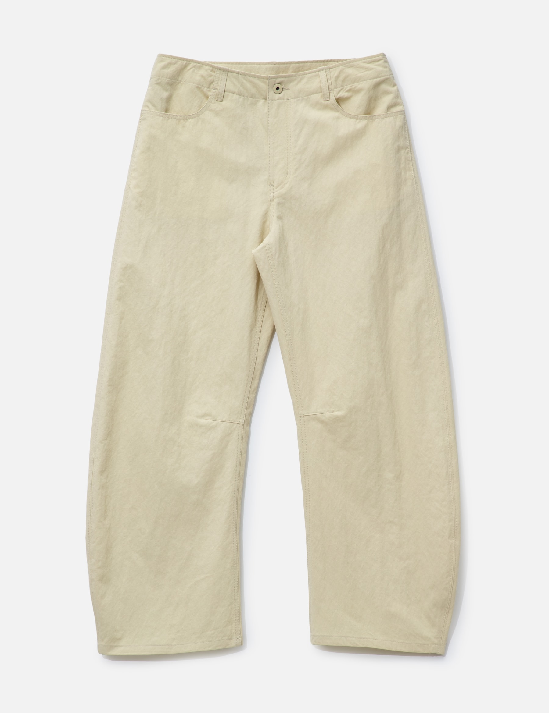 Deep Curved Cotton Blend Pants view 16