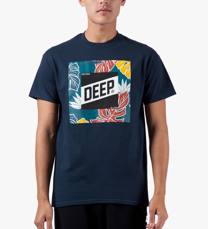 Navy Tropical Slope T-Shirt Placeholder Image