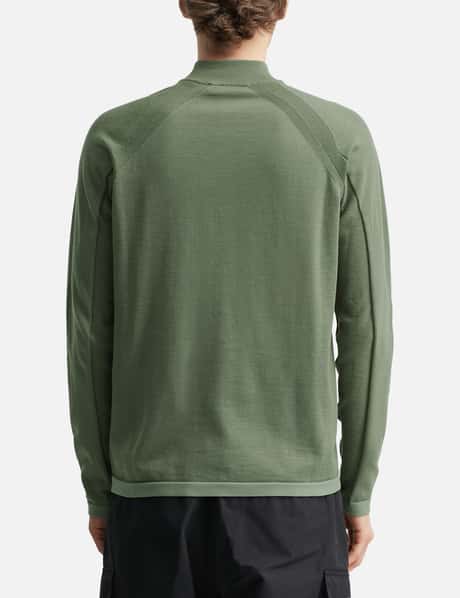 PrimaLoft® Bio™ Recycled Polyester / Wool Half-Zip Jumper view 12