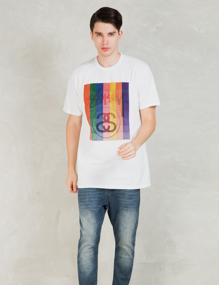 White Color Squares T-Shirt Placeholder Image