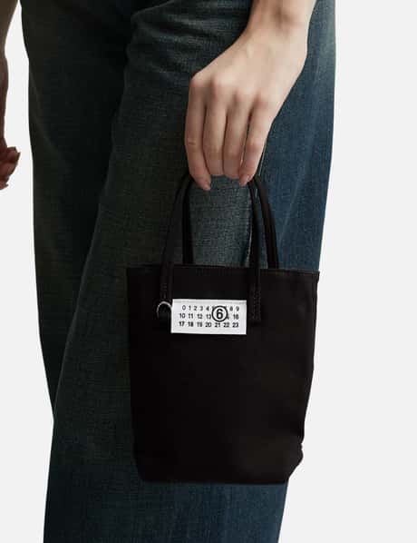 Canvas Tote Maison Margiela Shopper Bag MM6 Maison Margiela Mini Canvas Shopping Bag HBX