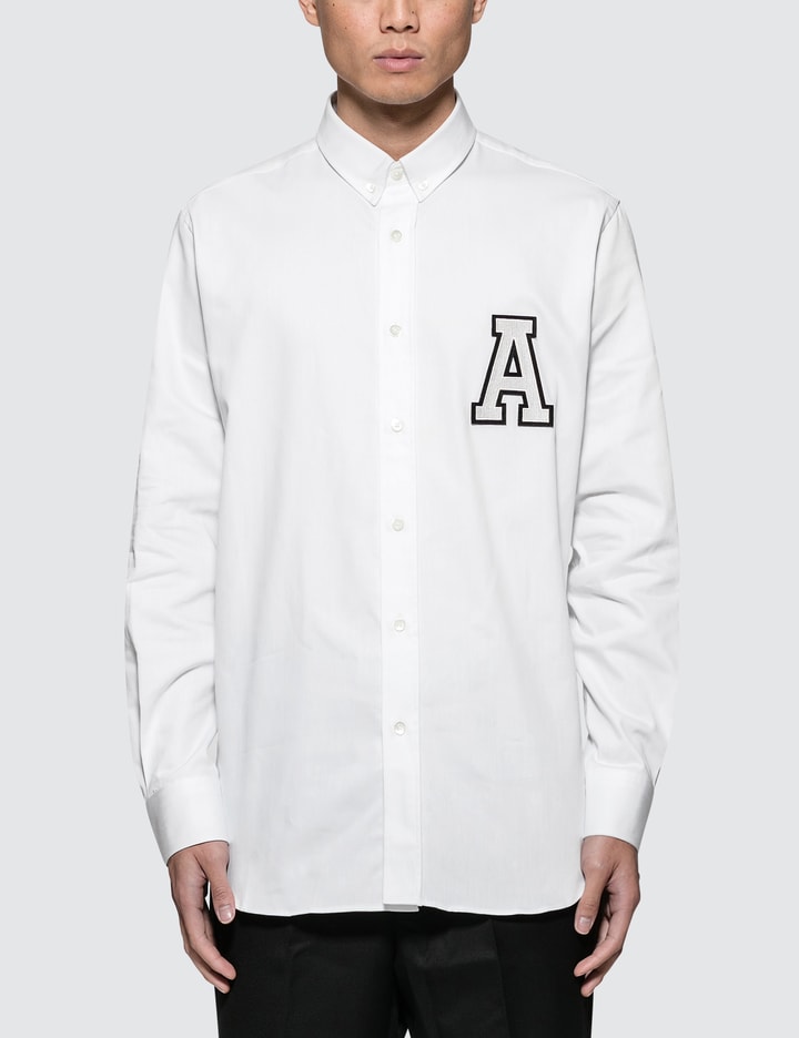 Button Down Shirt With Chest Patch Placeholder Image