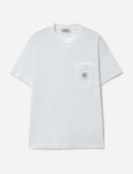 Stone Island 2100219 Organic Cotton jersey 'Fissato' Effect T-shirt