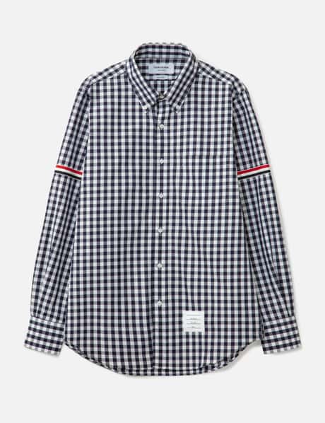 Thom Browne Gingham Check Poplin Armband Shirt
