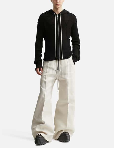 Rick Owens - Hollywood Wide Bela Pants In Dinge Linen Twill | HBX