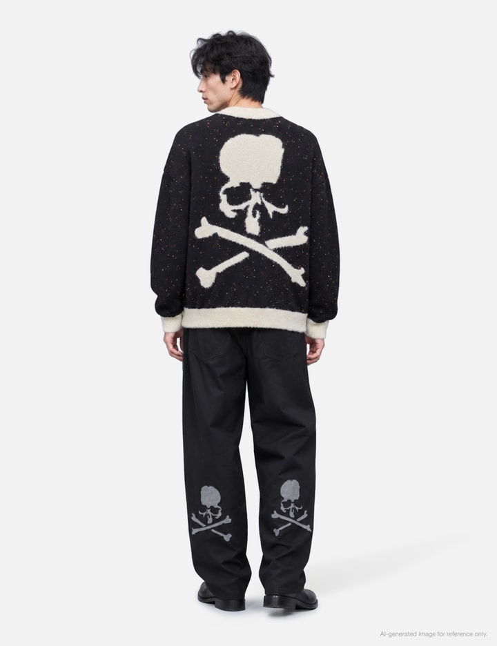 Mastermind Japan Cashmere Tweed Cardigan Oversized