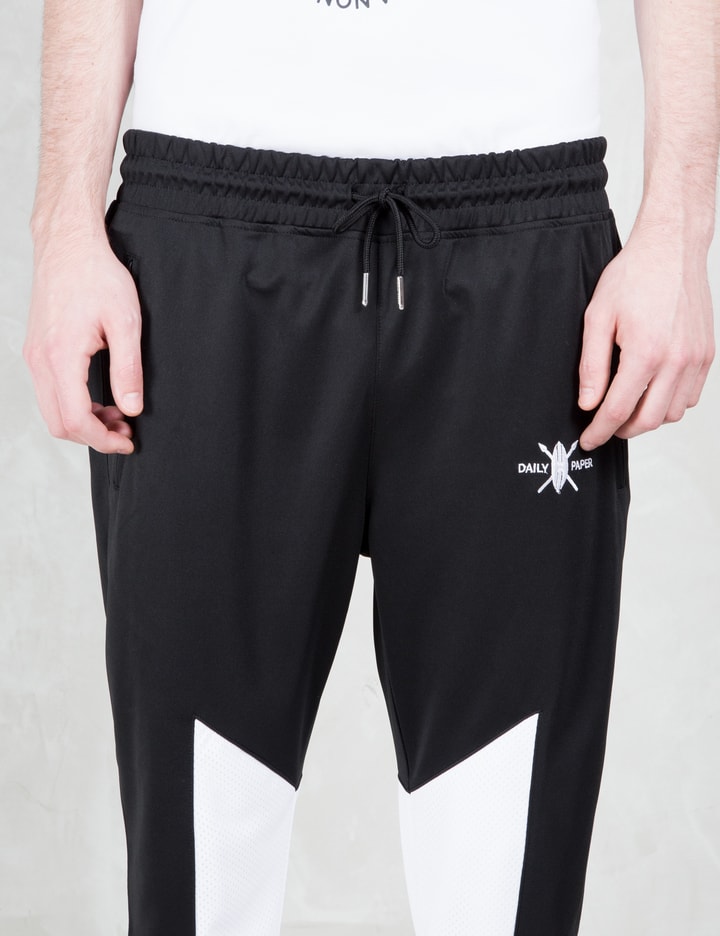 Black Mesh Panel Track Pants Placeholder Image