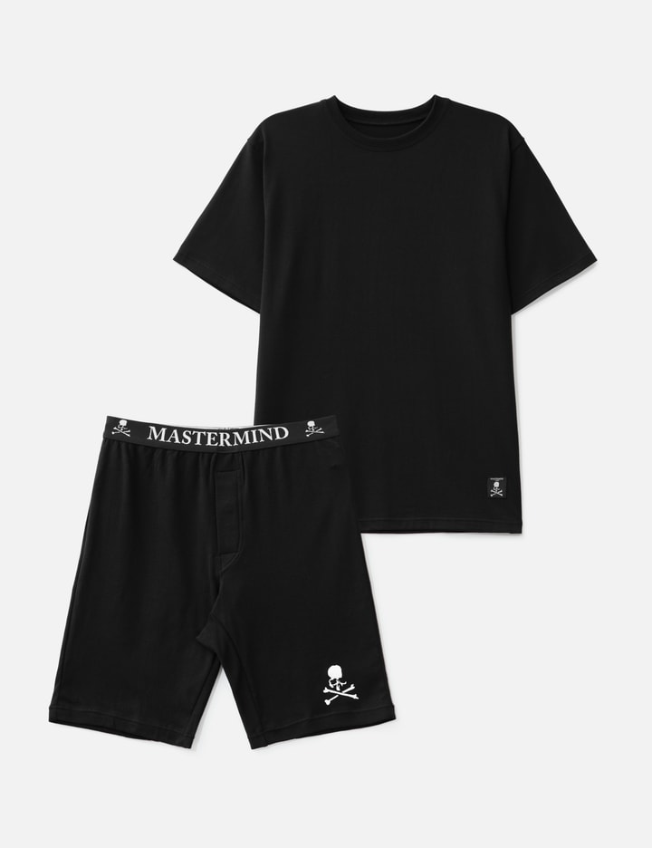 Mastermind Japan T-shirt & Boxer Set In Black