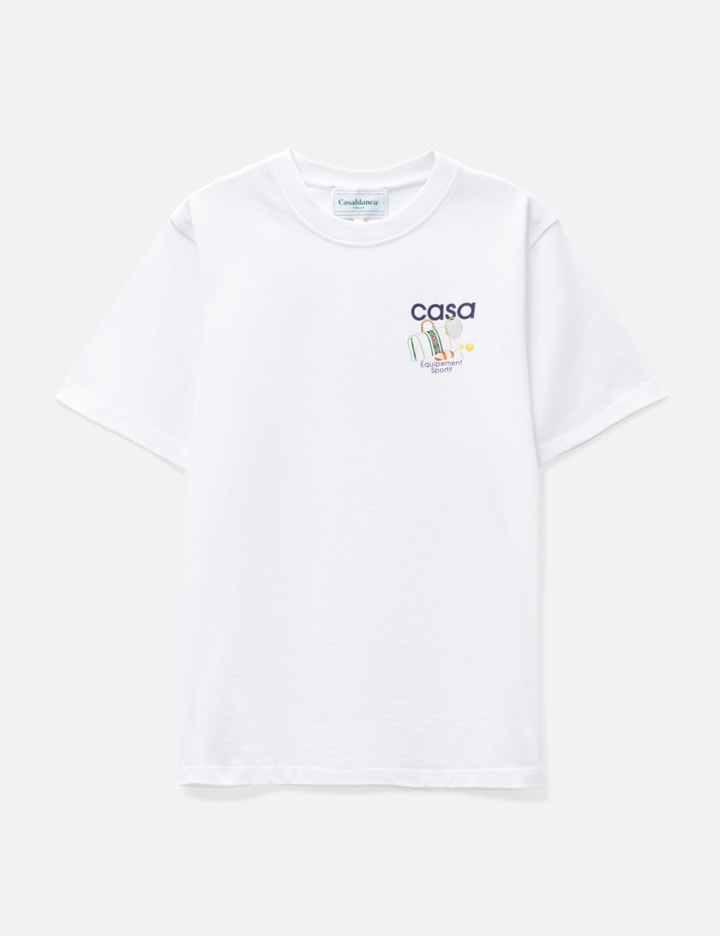 Shop Casablanca Equipement Sportif T-shirt In White