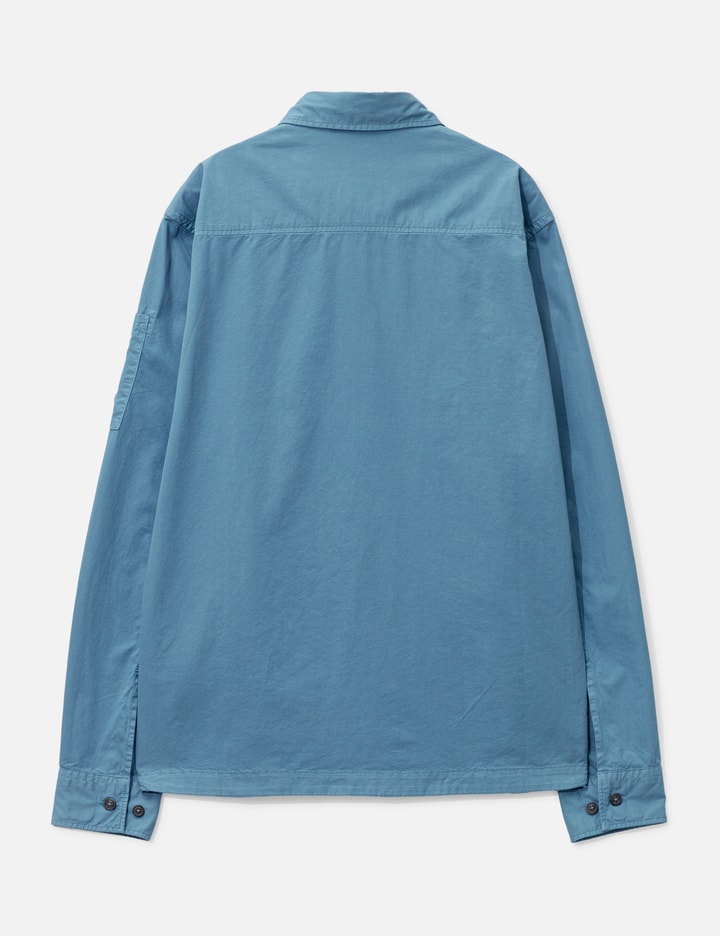 Organic Gabardine Lens Zipped Overshirt Placeholder Image