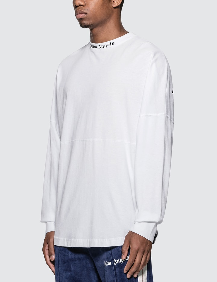 Logo Over Long Sleeve T-shirt Placeholder Image