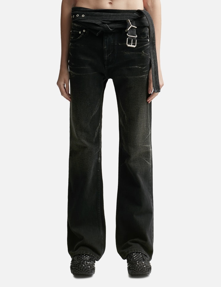 WRAP BELT JEANS Placeholder Image