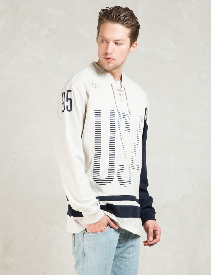 Grey USA Hockey Jersey Sweatshirt Placeholder Image