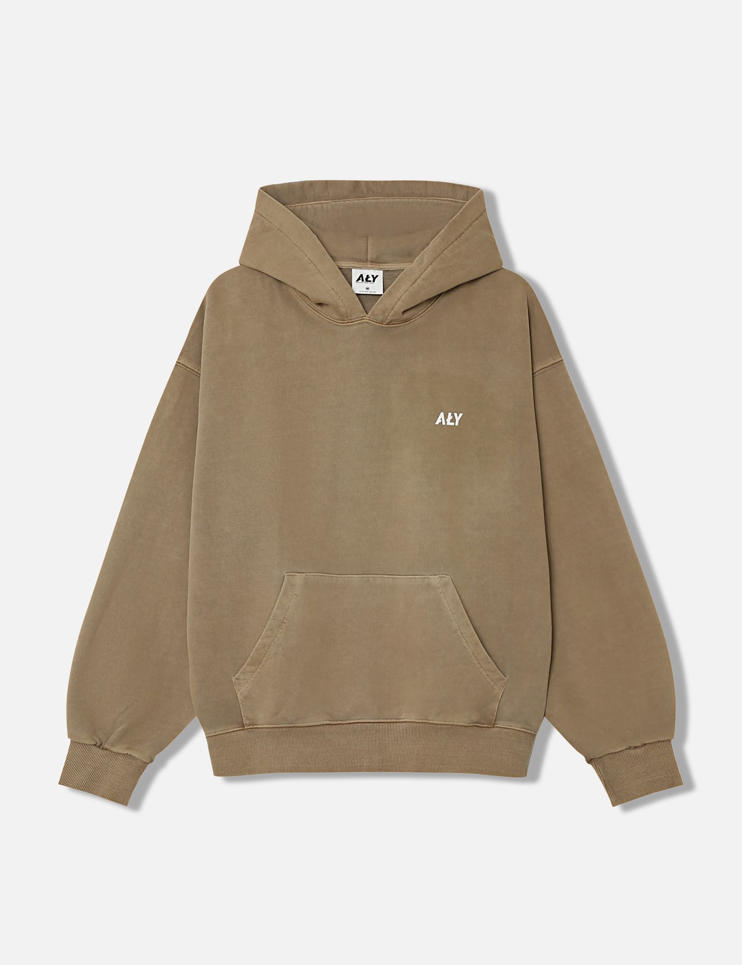 ALY "Good Vibes Khaki Washed Out" Hoodie