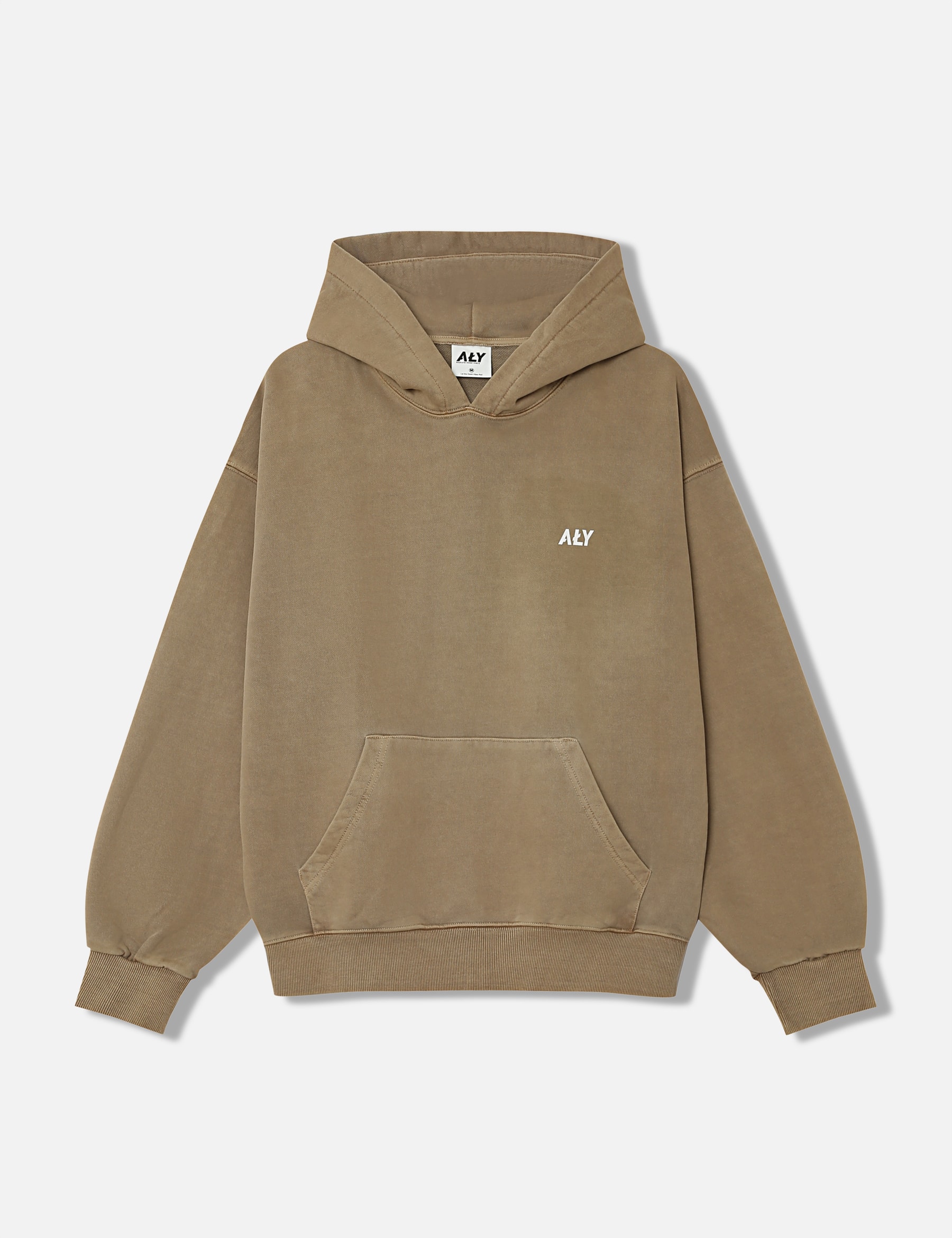 "Good Vibes Khaki Washed Out" Hoodie view 16