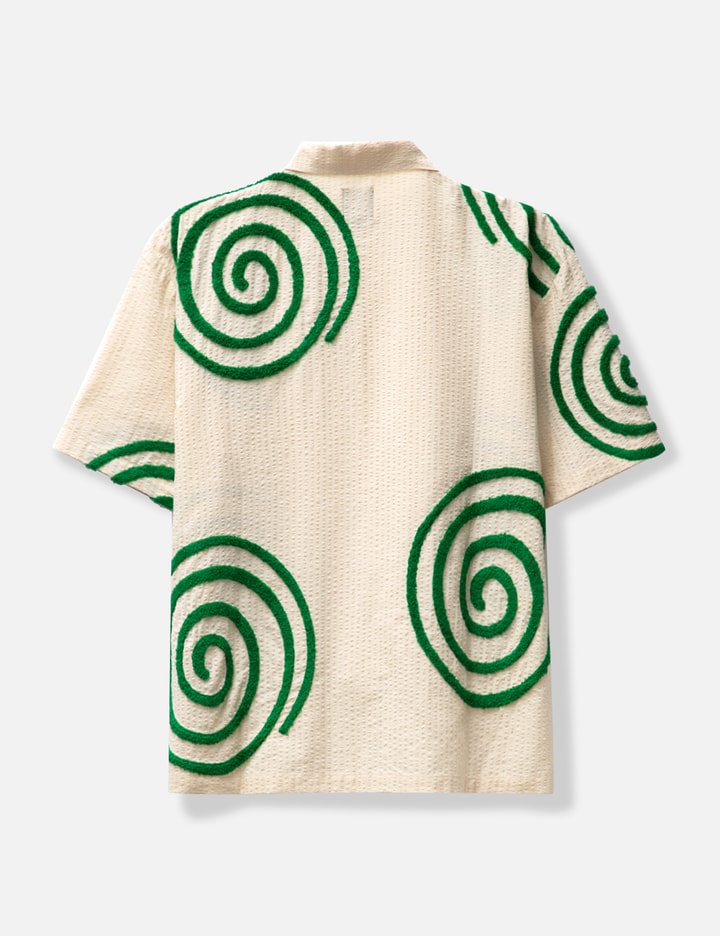 SWIRLS SHORT SLEEVE BUTTON UP Placeholder Image