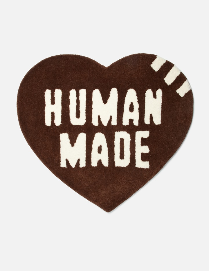Human Made Heart Rug Medium In Brown