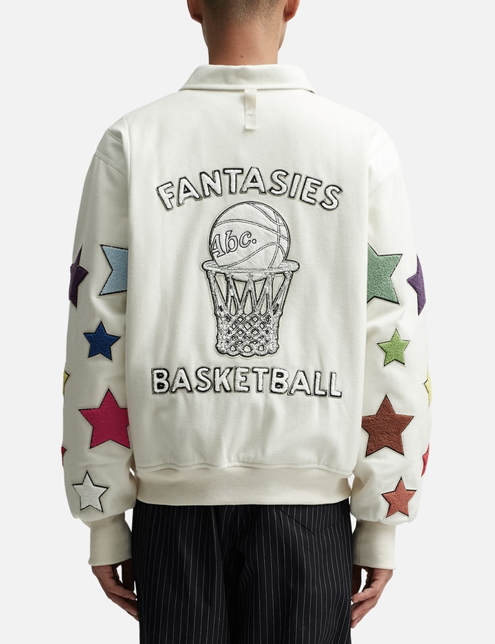 Abc. NBA Team Varsity Jacket (White) – Advisory Board Crystals