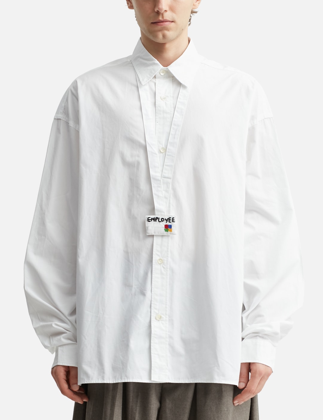 White Employee Shirt view 12