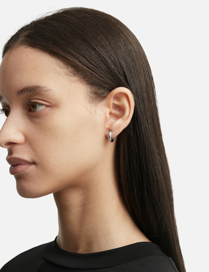THE ORIGINAL 1 Eyelet Silver Earrings Placeholder Image