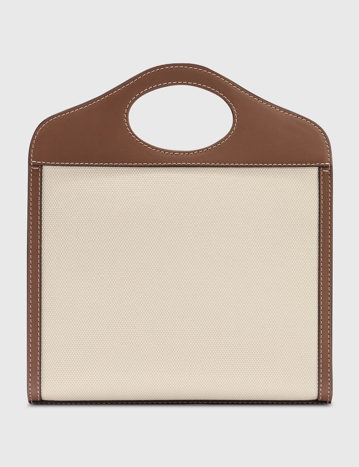 Mini Two-tone Canvas and Leather Pocket Bag Placeholder Image