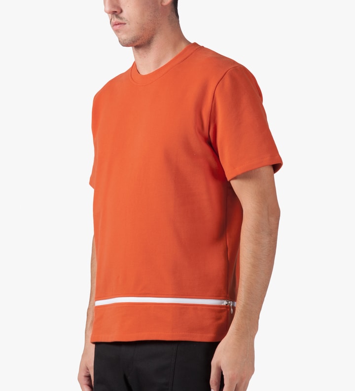 Burnt Orange Zipper Gusset T-Shirt Placeholder Image