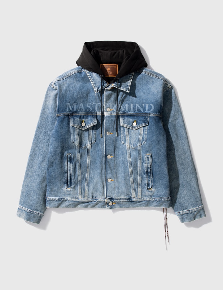 Hooded Denim Jacket Placeholder Image