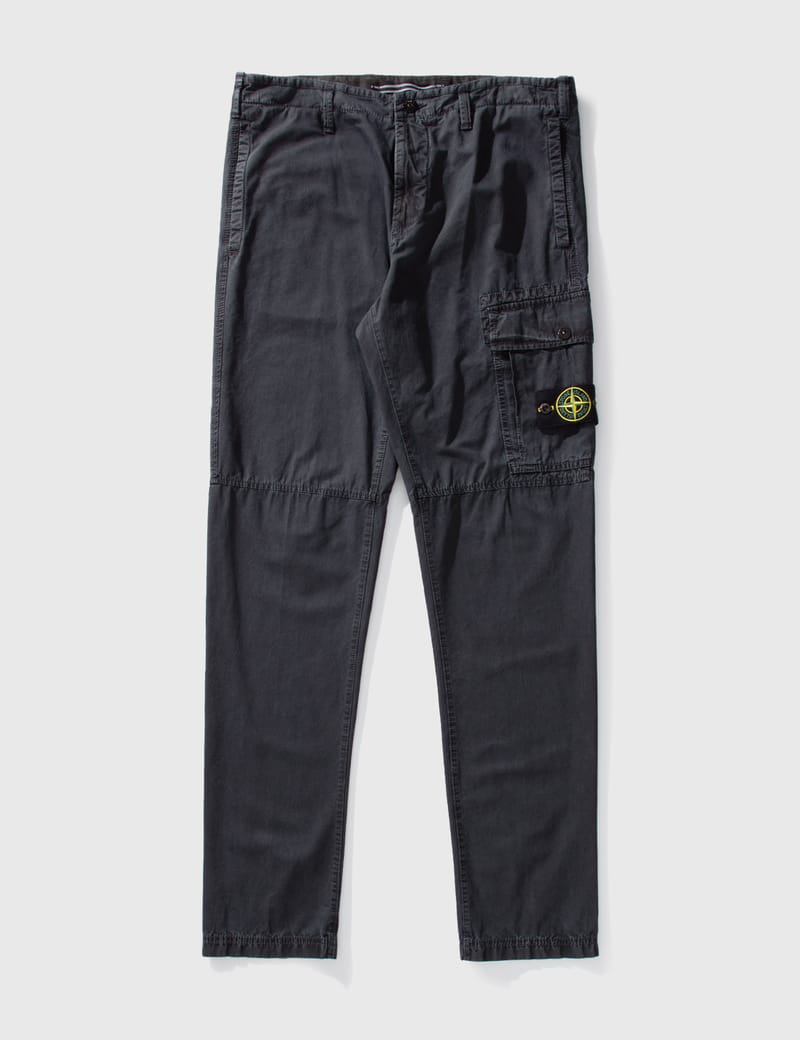 Stretch Cotton Canvas Cargo Trousers for Man in Ruby | Valentino HU